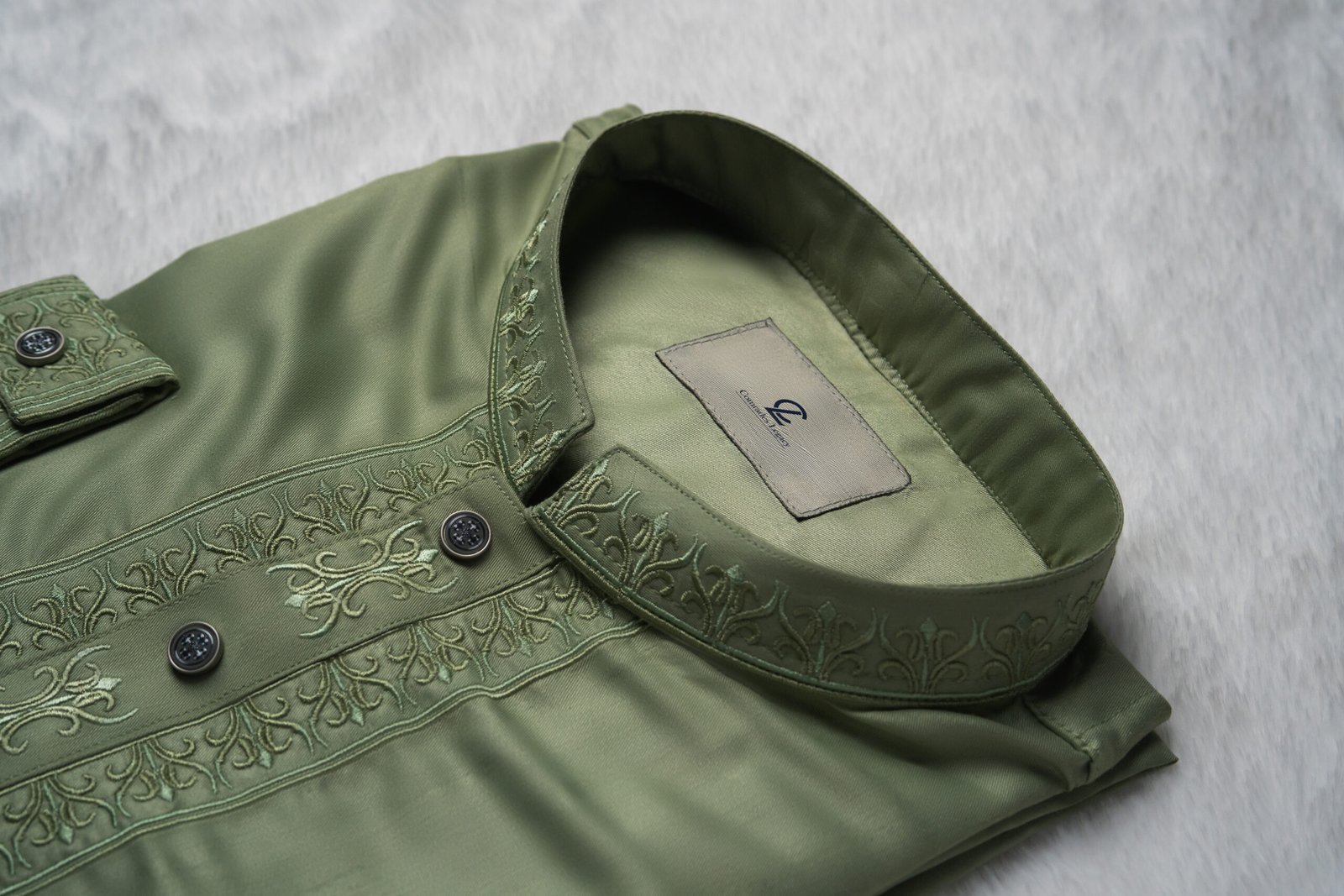 Mughal Embroidery Ocean Green