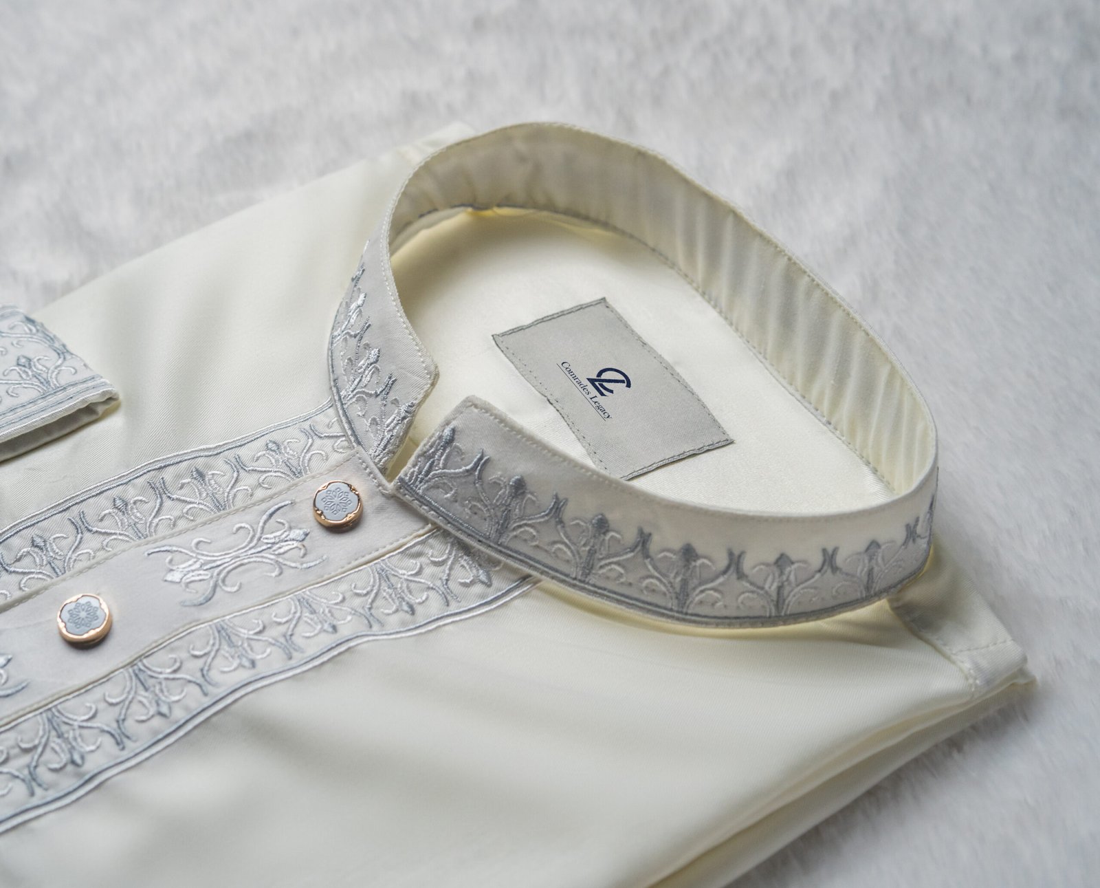 Mughal Embroidery Cream